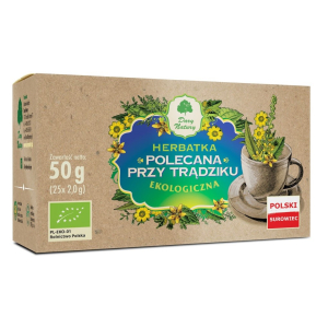 HERBATKA POLECANA PRZY TRĄDZIKU BIO (25 x 2 g) 50 g – DARY NATURY
