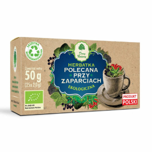 HERBATKA POLECANA PRZY ZAPARCIACH BIO (25 x 2 g) 50 g – DARY NATURY