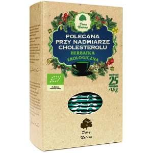 HERBATKA POLECANA PRZY NADMIARZE CHOLESTEROLU BIO (25 x 1,5 g) 37,5 g – DARY NATURY