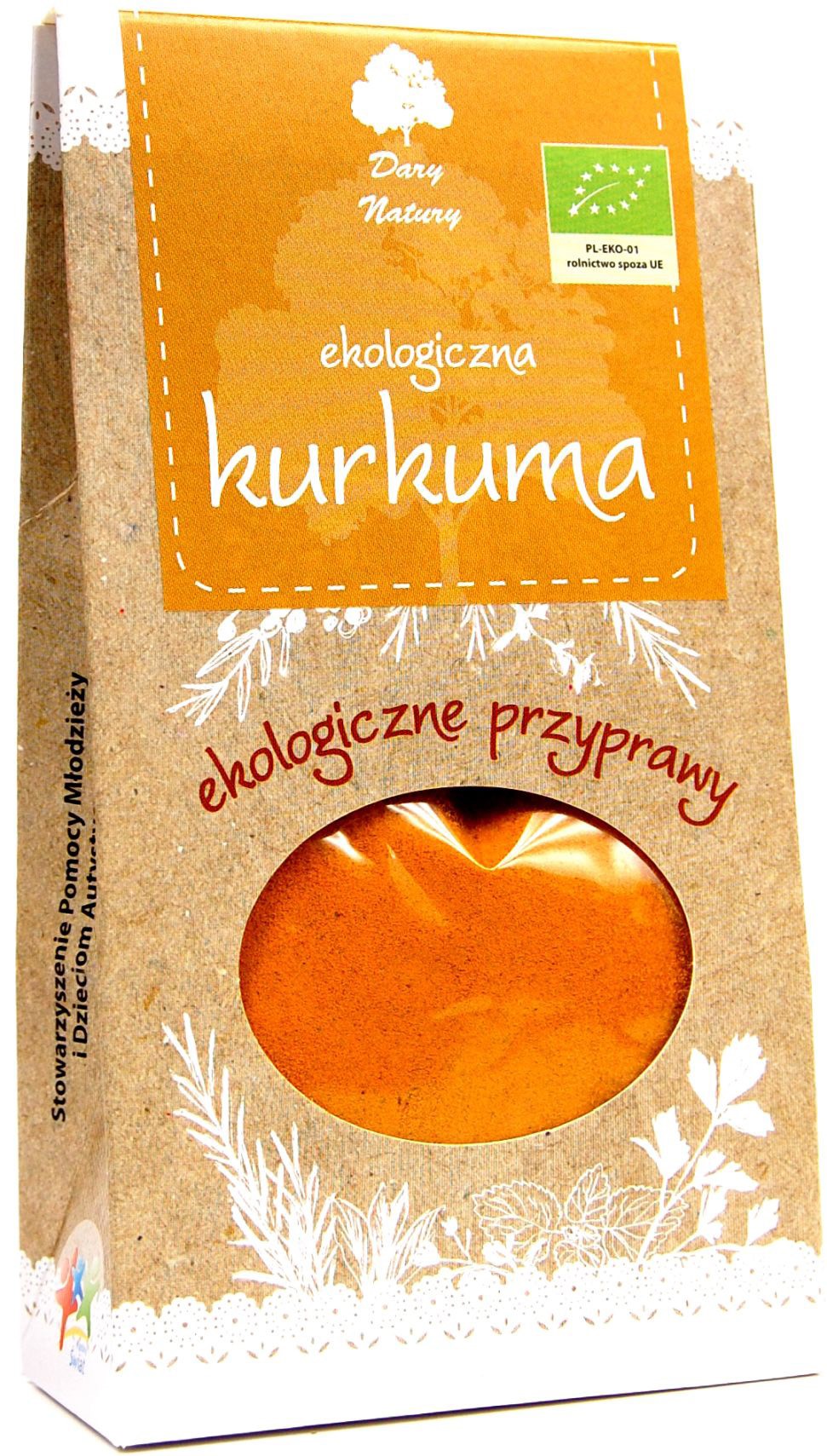 KURKUMA BIO 50 g - DARY NATURY - obrazek 2