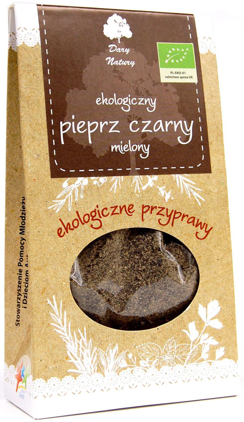 PIEPRZ CZARNY MIELONY BIO 50 g - DARY NATURY - obrazek 2