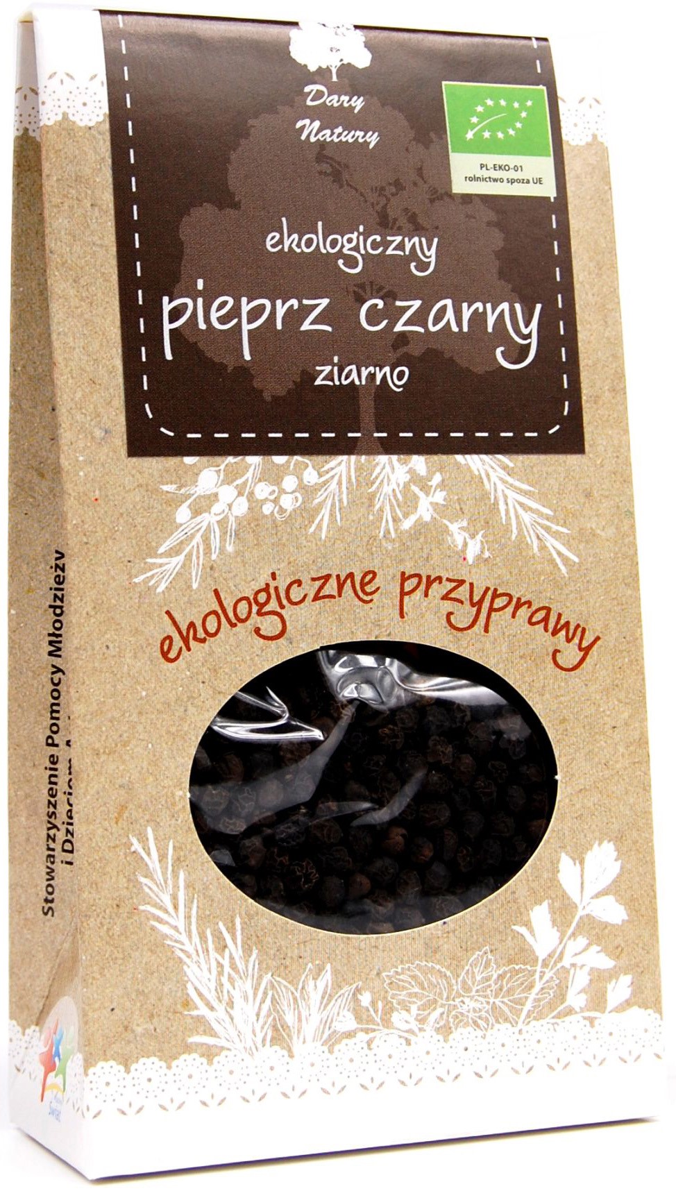 PIEPRZ CZARNY ZIARNISTY BIO 50 g - DARY NATURY - obrazek 2