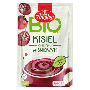 KISIEL INSTANT O SMAKU WIŚNIOWYM BEZGLUTENOWY BIO 30 g – AMYLON