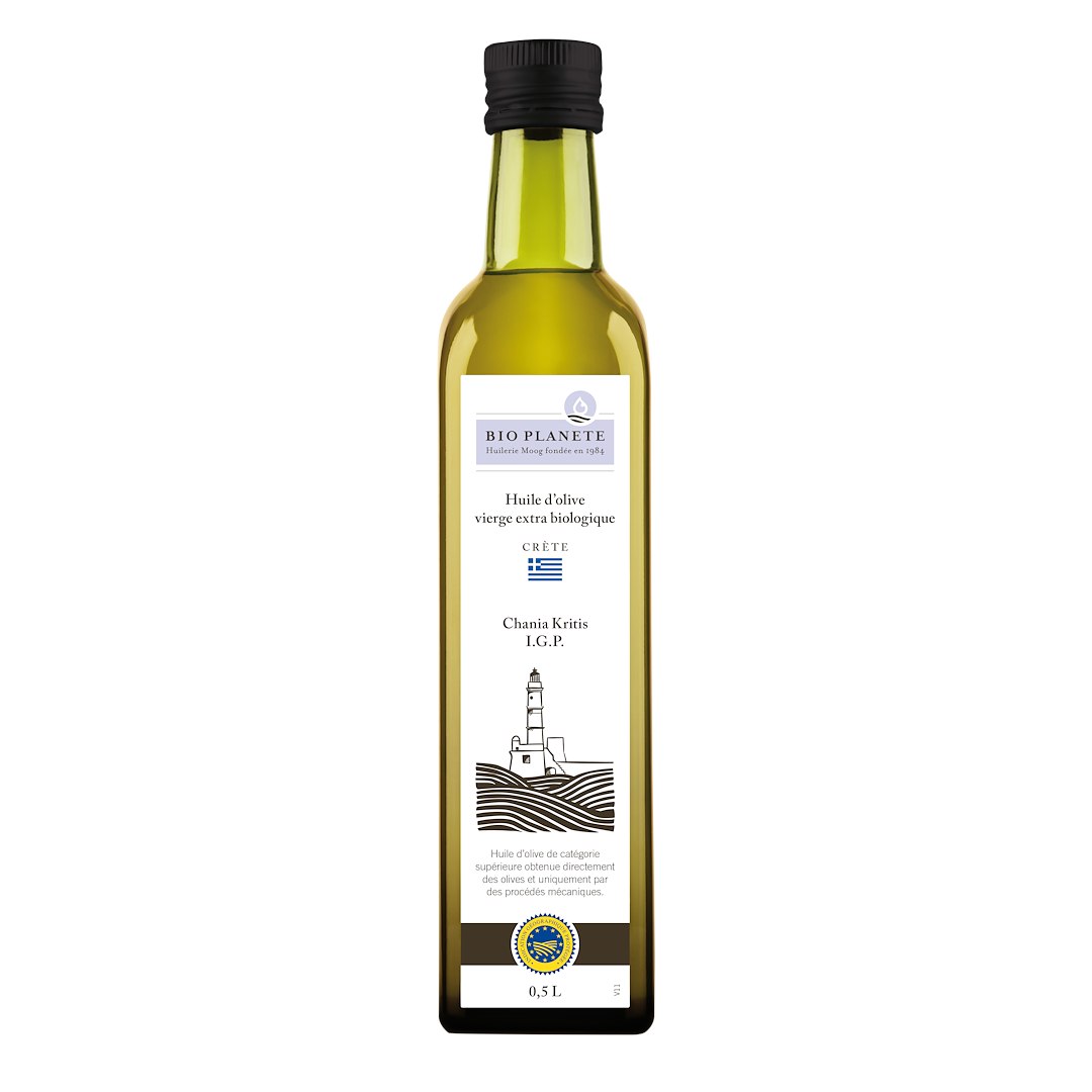 OLIWA Z OLIWEK EXTRA VIRGIN PGI KRETA BIO 500 ml - BIO PLANETE - obrazek 2