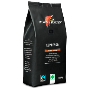 KAWA ZIARNISTA ARABICA 100 % ESPRESSO FAIR TRADE BIO 1 kg – MOUNT HAGEN