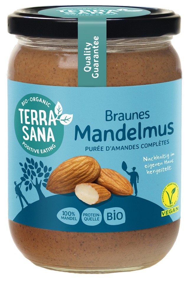 KREM Z MIGDAŁÓW PRAŻONYCH 100 % BIO 500 g - TERRASANA - obrazek 2