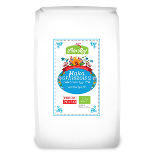 MĄKA ORKISZOWA CHLEBOWA TYP 700 BIO (POLSKA) 1 kg – BIO RAJ
