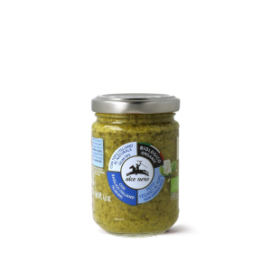 PESTO BAZYLIOWE Z TOFU WEGAŃSKIE BIO 130 g – ALCE NERO