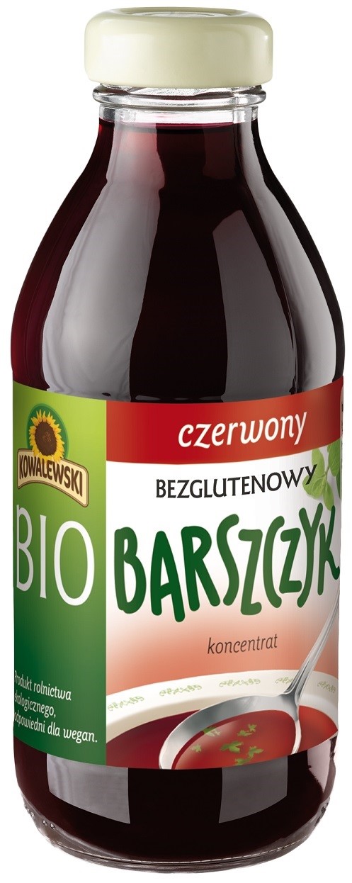 BARSZCZ CZERWONY BEZGLUTENOWY KONCENTRAT BIO 320 ml - KOWALEWSKI - obrazek 2