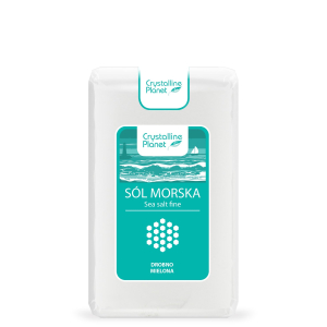 SÓL MORSKA DROBNO MIELONA 600 g – CRYSTALLINE PLANET