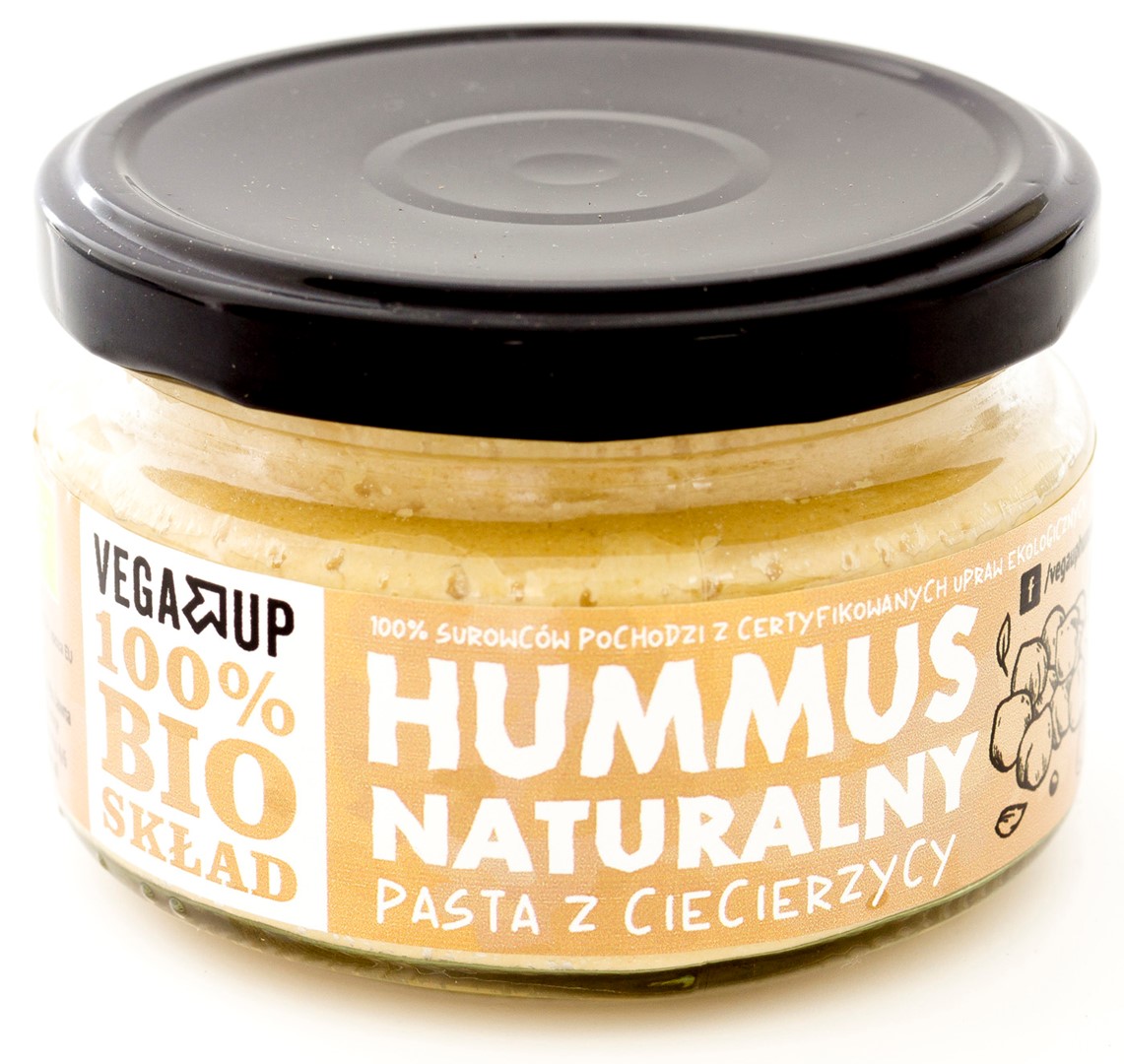 HUMMUS NATURALNY BIO 190 g - VEGA UP - obrazek 2