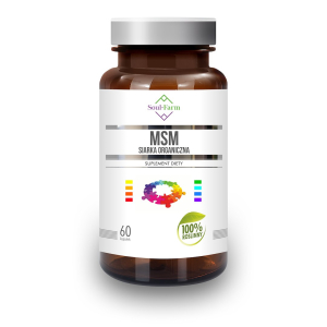 MSM SIARKA ORGANICZNA (650 mg) 60 KAPSUŁEK – SOUL FARM