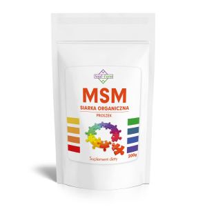 MSM SIARKA ORGANICZNA PROSZEK 200 g – SOUL FARM