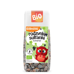 RODZYNKI SUŁTANKI BEZGLUTENOWE BIO 150 g – BIOMINKI