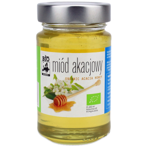 MIÓD AKACJOWY BIO 300 g – BIO PLANET