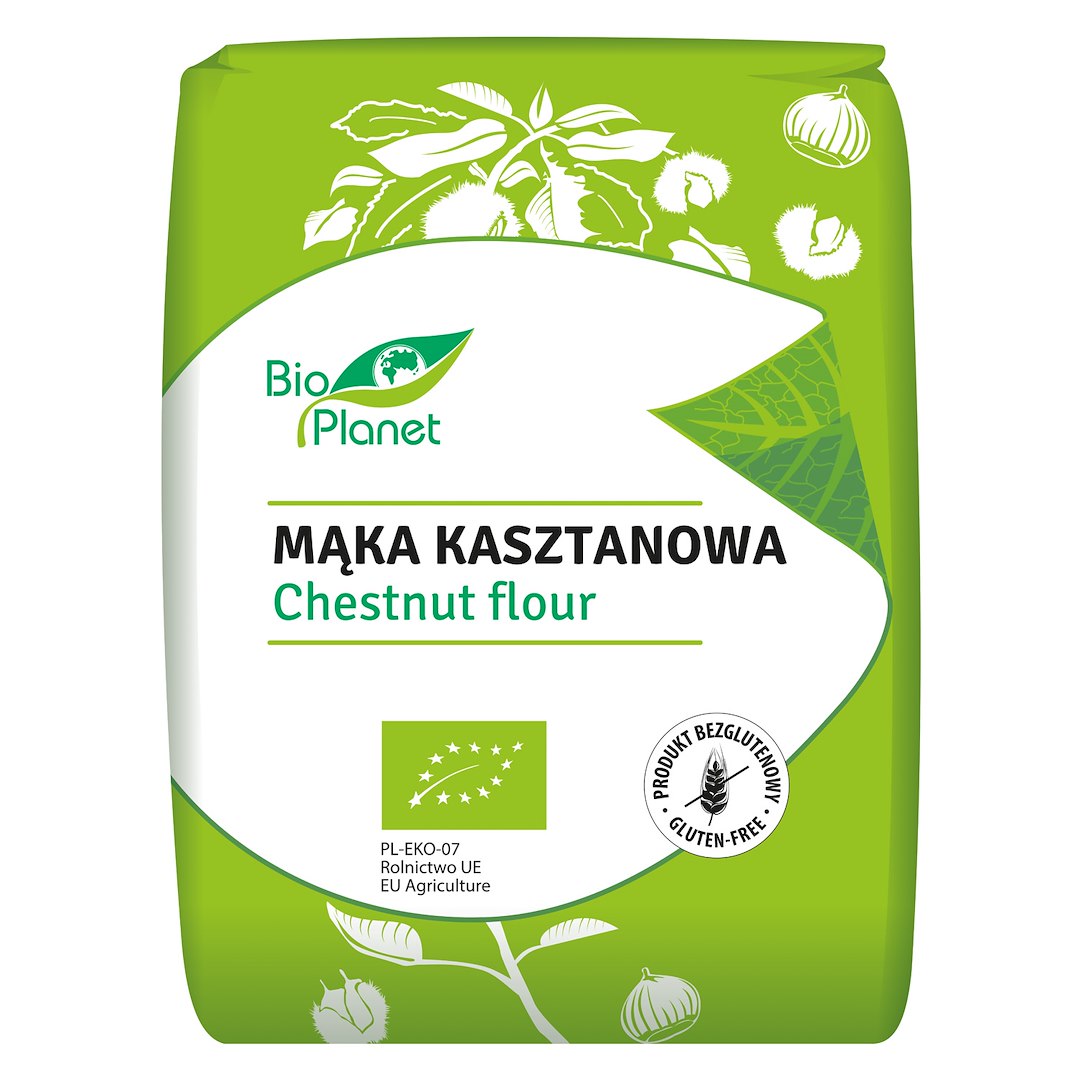 MĄKA KASZTANOWA BEZGLUTENOWA BIO 700 g - BIO PLANET - obrazek 2