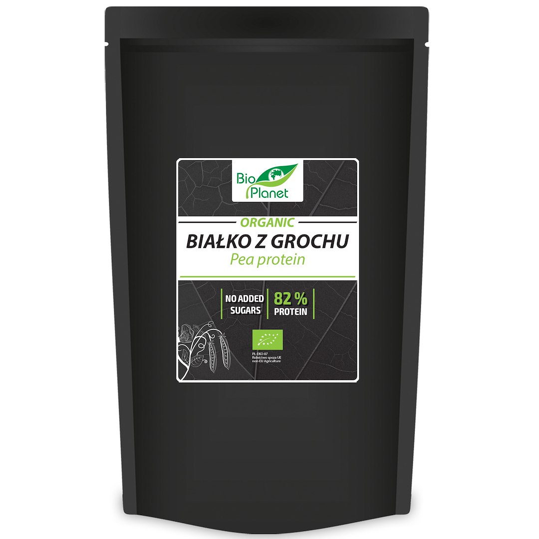 BIAŁKO Z GROCHU BIO 500 g - BIO PLANET - obrazek 2