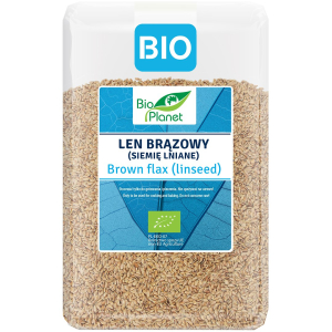 LEN BRĄZOWY (SIEMIĘ LNIANE) BIO 2 kg – BIO PLANET