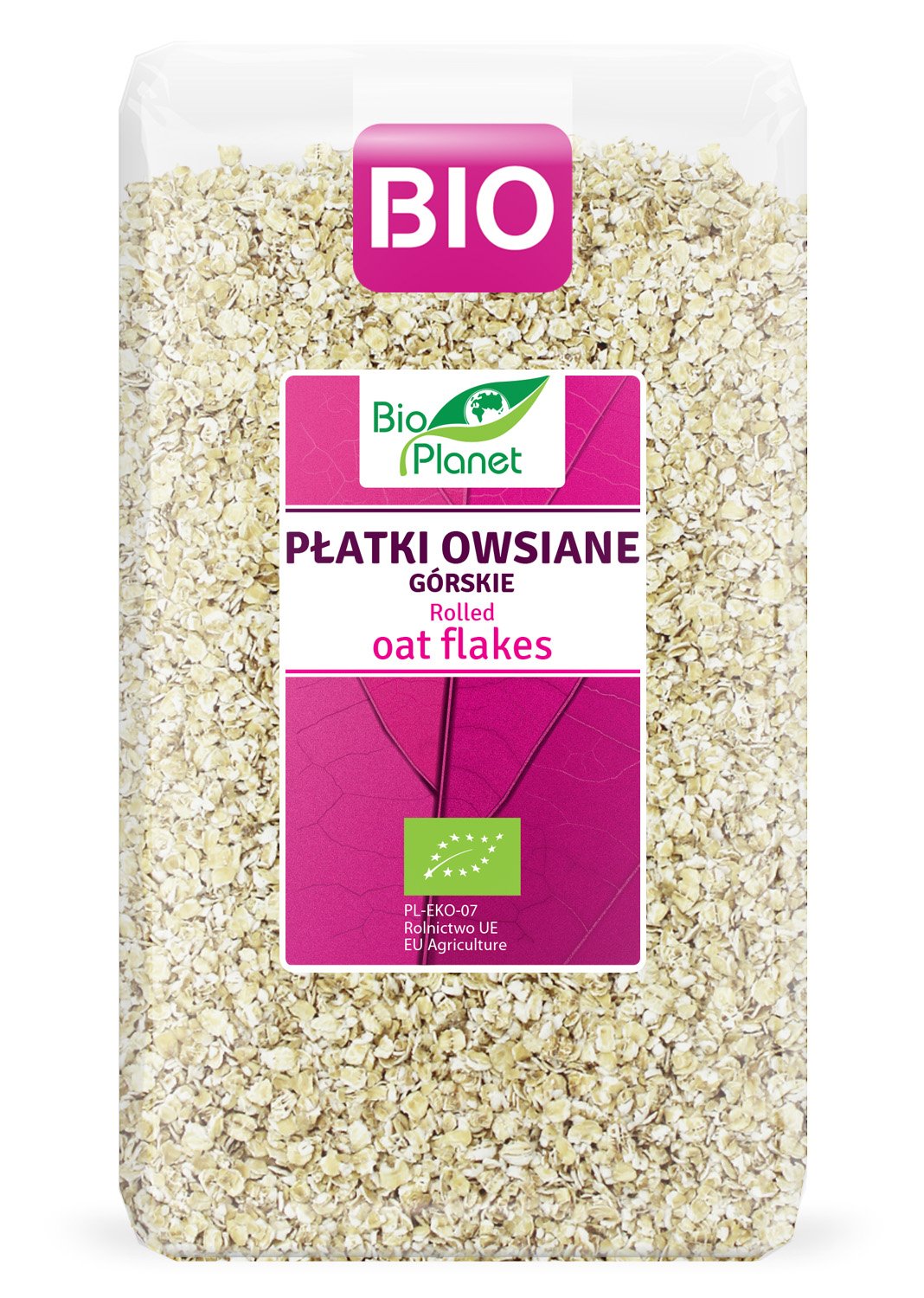 PŁATKI OWSIANE GÓRSKIE BIO 600 g - BIO PLANET - obrazek 2