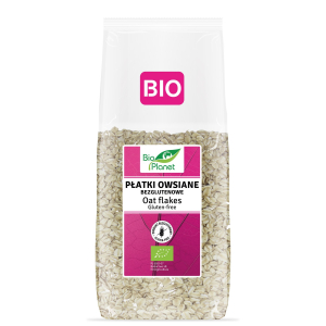 PŁATKI OWSIANE BEZGLUTENOWE BIO 600 g – BIO PLANET