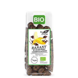BANANY W SUROWEJ CZEKOLADZIE BIO 100 g – BIO PLANET