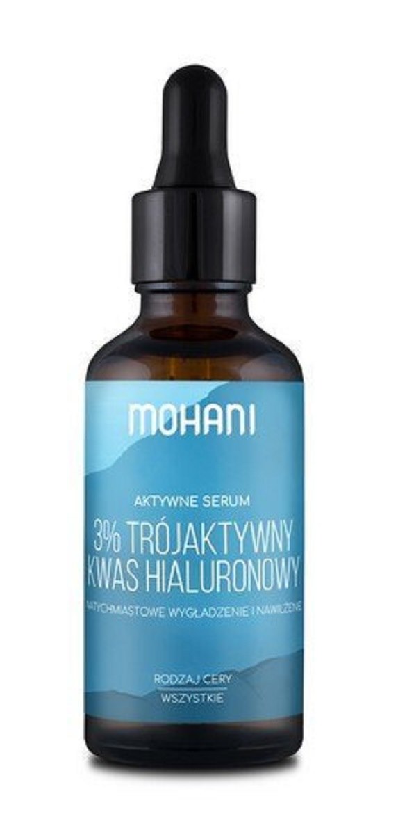 KWAS HIALURONOWY 3 % TRÓJAKTYWNY ŻEL 50 ml - MOHANI - obrazek 2