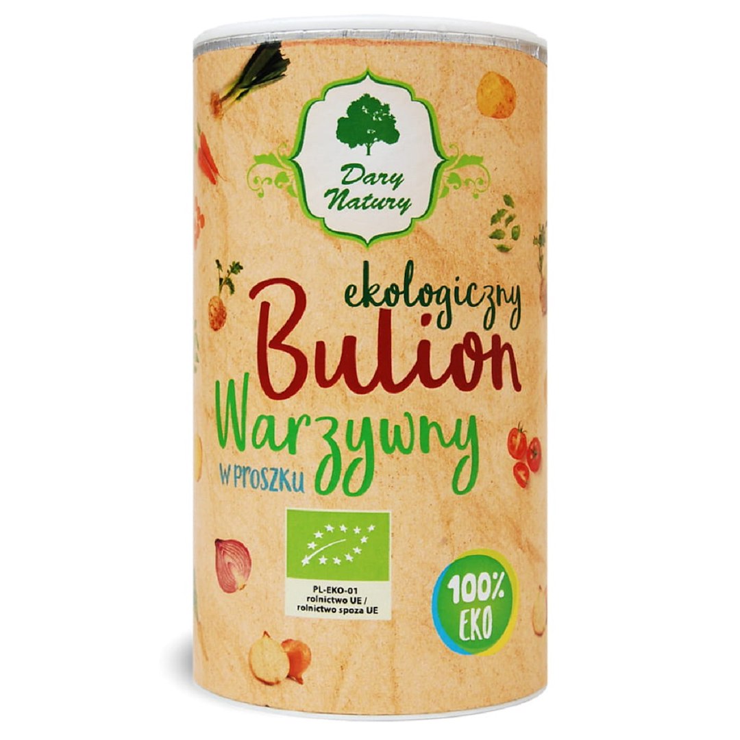 BULION WARZYWNY W PROSZKU BIO 200 g - DARY NATURY - obrazek 2