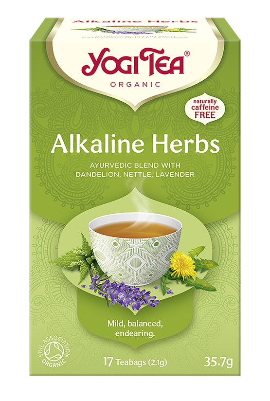 HERBATKA ZIOŁA ALKALICZNE (ALKALINE HERBS) BIO (17 x 2,1 g) 35,7 g - YOGI TEA - obrazek 2