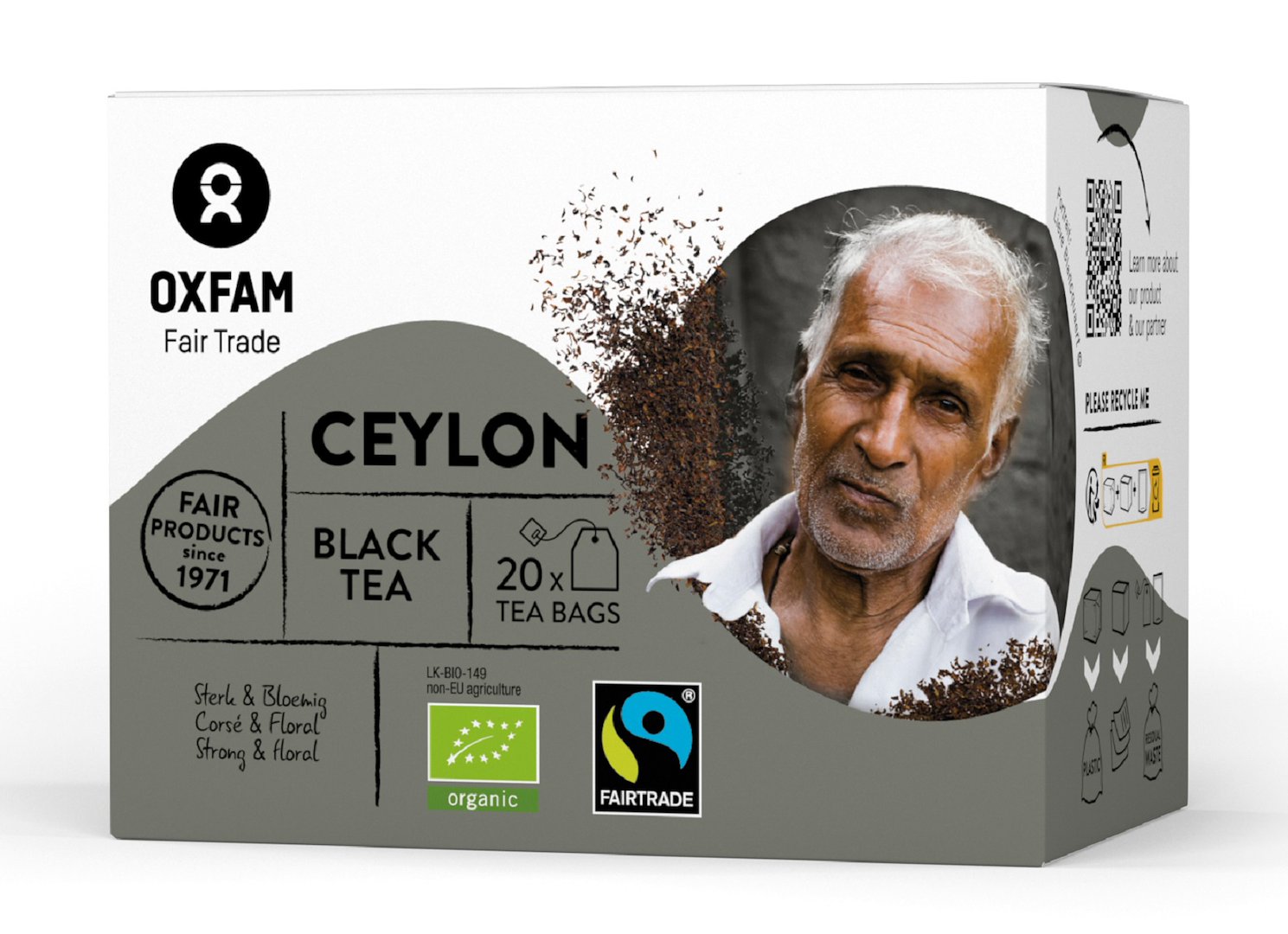 HERBATA CZARNA FAIR TRADE BIO (20 x 1,8 g) 36 g - OXFAM - obrazek 2