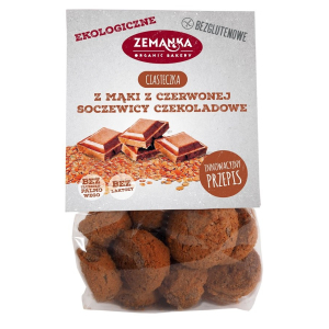 CIASTKA SOCZEWICOWE CZEKOLADOWE BEZGLUTENOWE BIO 100 g – ZEMANKA