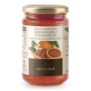 MARMOLADA Z CZERWONYCH POMARAŃCZY BIO 360 g – AGRISICILIA