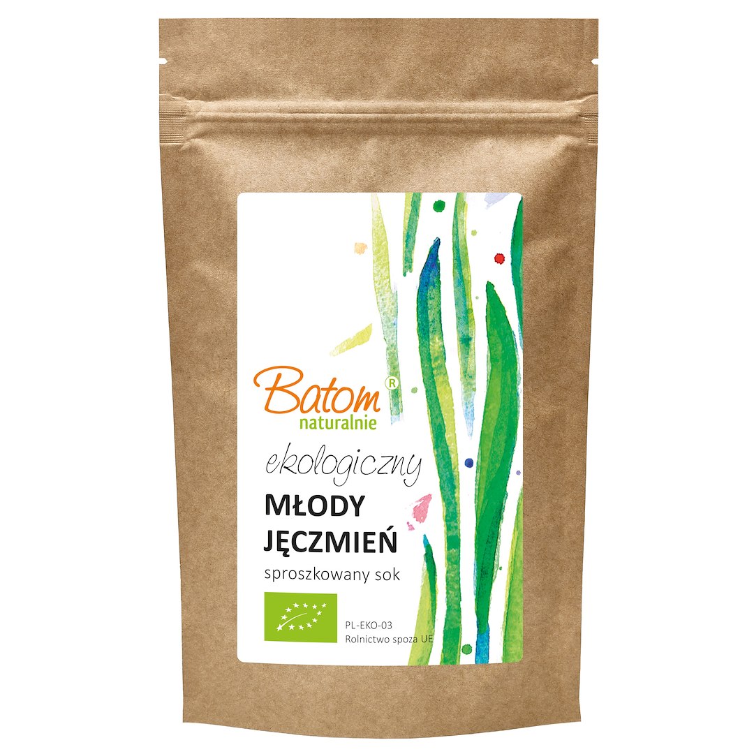 SOK Z MŁODEGO JĘCZMIENIA SPROSZKOWANY BIO 100 g - BATOM - obrazek 2