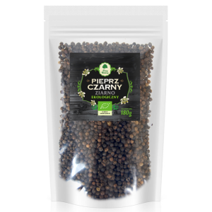 PIEPRZ CZARNY ZIARNISTY (UZUPEŁNIENIE) BIO 180 g – DARY NATURY