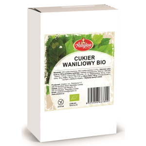 CUKIER Z WANILIĄ BOURBON BEZGLUTENOWY BIO 100 g – AMYLON