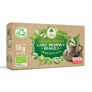 HERBATKA LIŚĆ MORWY BIAŁEJ BIO (25 x 2 g) 50 g – DARY NATURY
