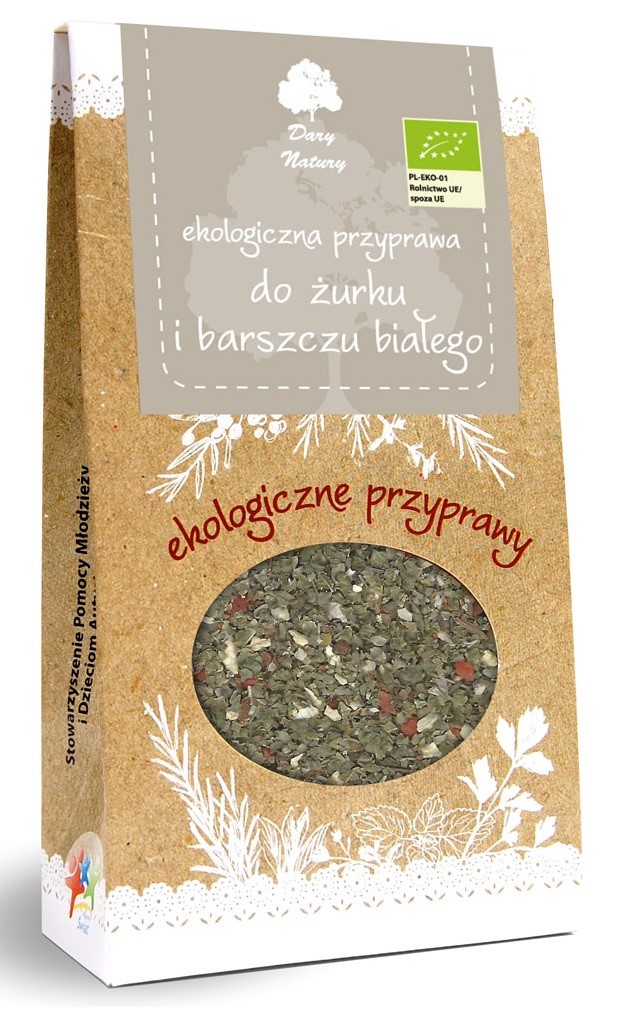 PRZYPRAWA DO ŻURKU I BARSZCZU BIAŁEGO BIO 50 g - DARY NATURY - obrazek 2