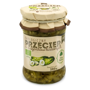PRZECIER Z OGÓRKÓW KISZONYCH BIO 280 g – DARY NATURY