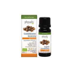 OLEJEK ETERYCZNY GOŹDZIKOWIEC KORZENNY BIO 10 ml – PHYSALIS