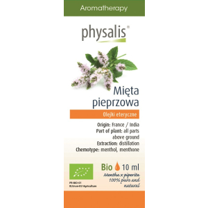 OLEJEK ETERYCZNY MIĘTA PIEPRZOWA BIO 10 ml – PHYSALIS