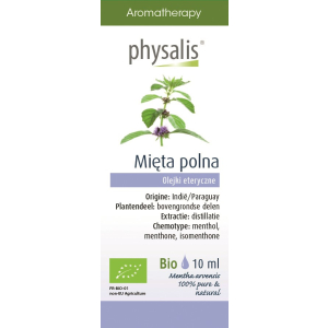 OLEJEK ETERYCZNY MIĘTA POLNA BIO 10 ml – PHYSALIS