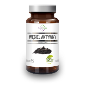 WĘGIEL AKTYWNY (180 mg) 60 KAPSUŁEK – SOUL FARM