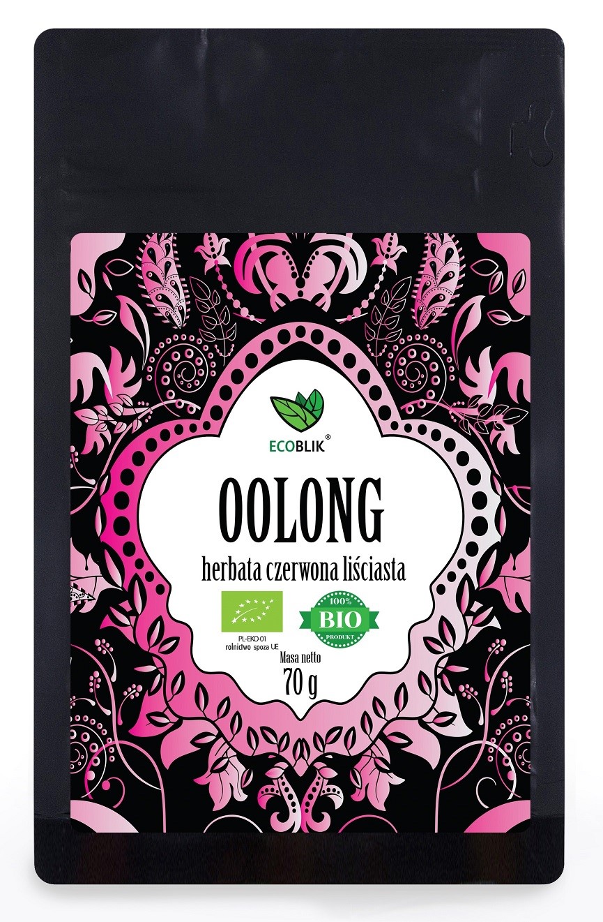 HERBATA CZERWONA LIŚCIASTA OOLONG BIO 70 g - ECOBLIK - obrazek 2