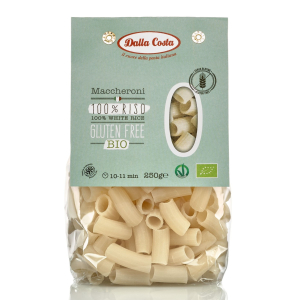 MAKARON (RYŻOWY) RURKA MACCHERONI BEZGLUTENOWY BIO 250 g – DALLA COSTA
