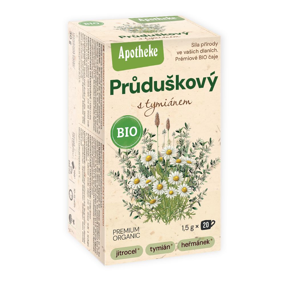 HERBATKA NA OSKRZELA Z TYMIANKIEM BIO (20 x 1,5 g) 30 g - APOTHEKE - obrazek 2