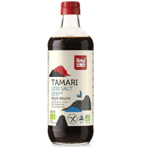 SOS SOJOWY TAMARI 50 % MNIEJ SOLI BEZGLUTENOWY BIO 500 ml – LIMA