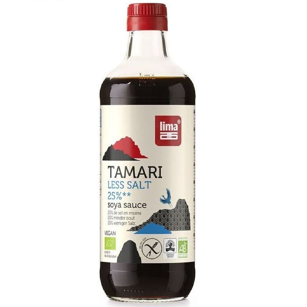 SOS SOJOWY TAMARI 50 % MNIEJ SOLI BEZGLUTENOWY BIO 500 ml - LIMA - obrazek 2