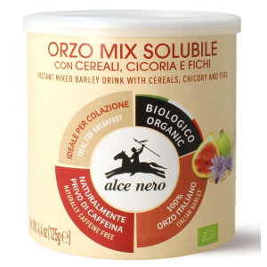 KAWA ZBOŻOWA INSTANT Z CYKORIĄ I FIGAMI BIO 125 g – ALCE NERO