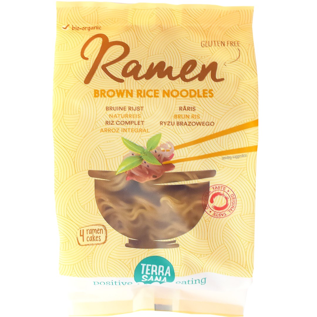 MAKARON (RYŻOWY RAZOWY) NOODLE RAMEN BEZGLUTENOWY BIO 280 g - TERRASANA - obrazek 2