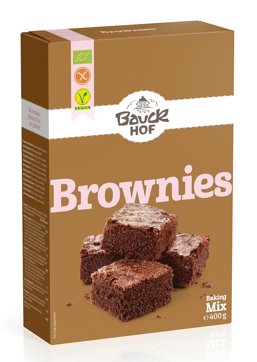 MIESZANKA NA BROWNIE BEZGLUTENOWA BIO 400 g - BAUCK MUHLE (BAUCK HOF) - obrazek 2