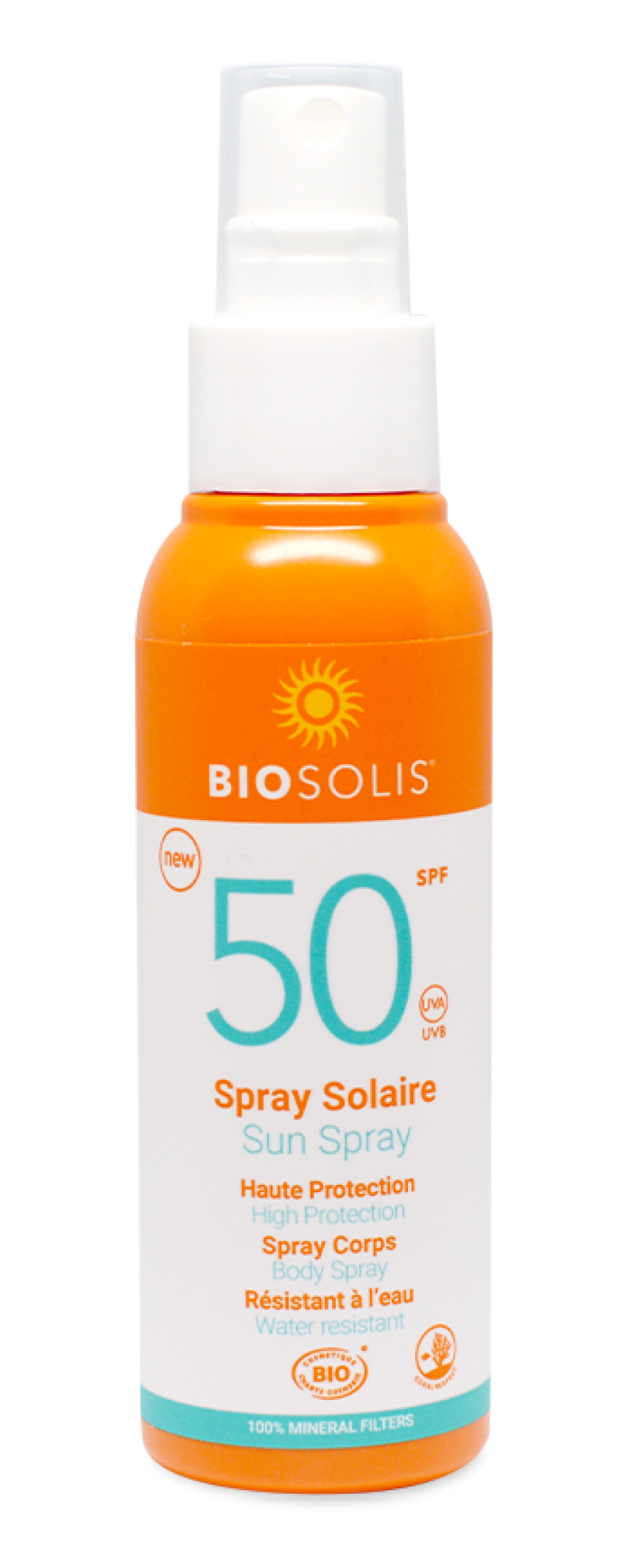 MLECZKO PRZECIWSŁONECZNE DO CIAŁA SPF 50+ W SPRAYU ECO 100 ml - BIOSOLIS (PRODUKT SEZONOWY) - obrazek 2